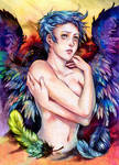 sorrowful rainbow by Razurichan