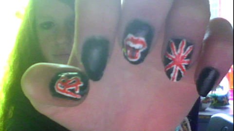 rolling stones nailart