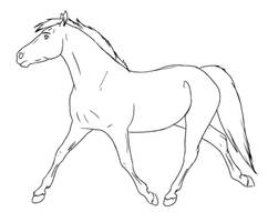 Trotting Horse