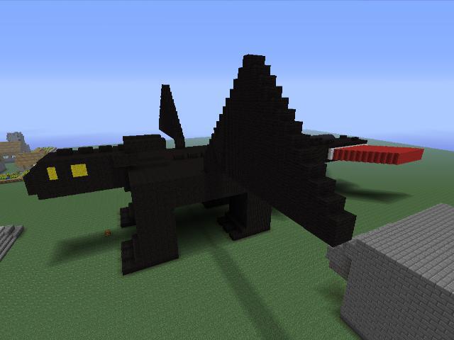 toothless minecraft by night-fury100 on DeviantArt