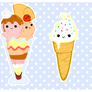 cute foods - frozen selection