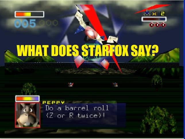 What Does Starfox Say?