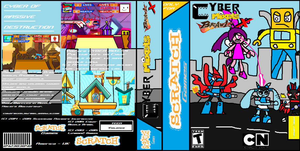 Mixels - Scratch Games Box - Cyber Mixels Brawl X by ...