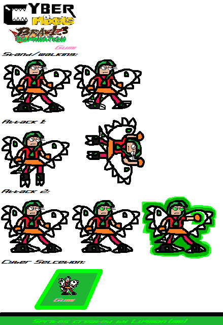 CMB3D Sprites - Gumi