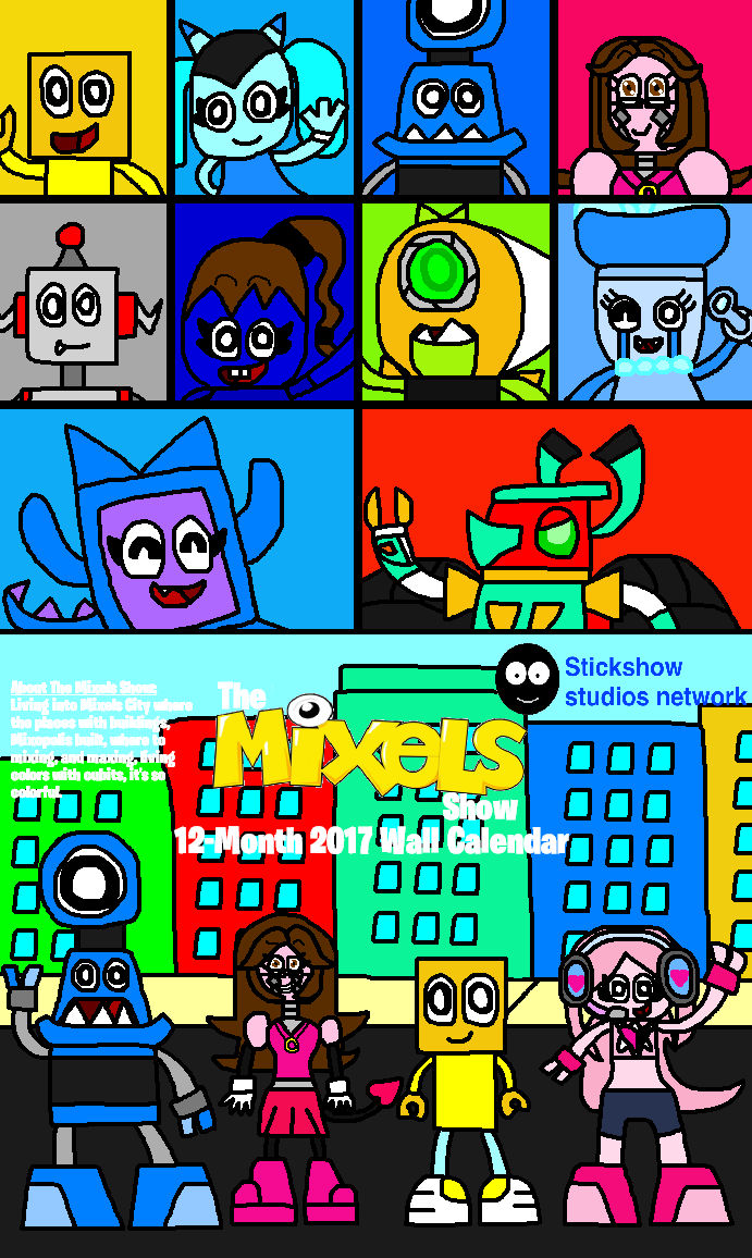 Cover Page of The Mixels Show Calendar 2017 by Luqmandeviantart2000 on ...