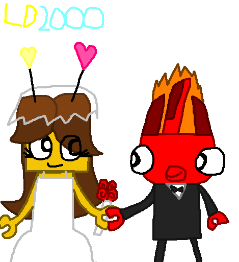 Mixels: Luqgirl2 X Flain married