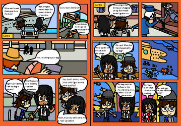 Ahnna Danny: Danny on the Go page 3 and 4