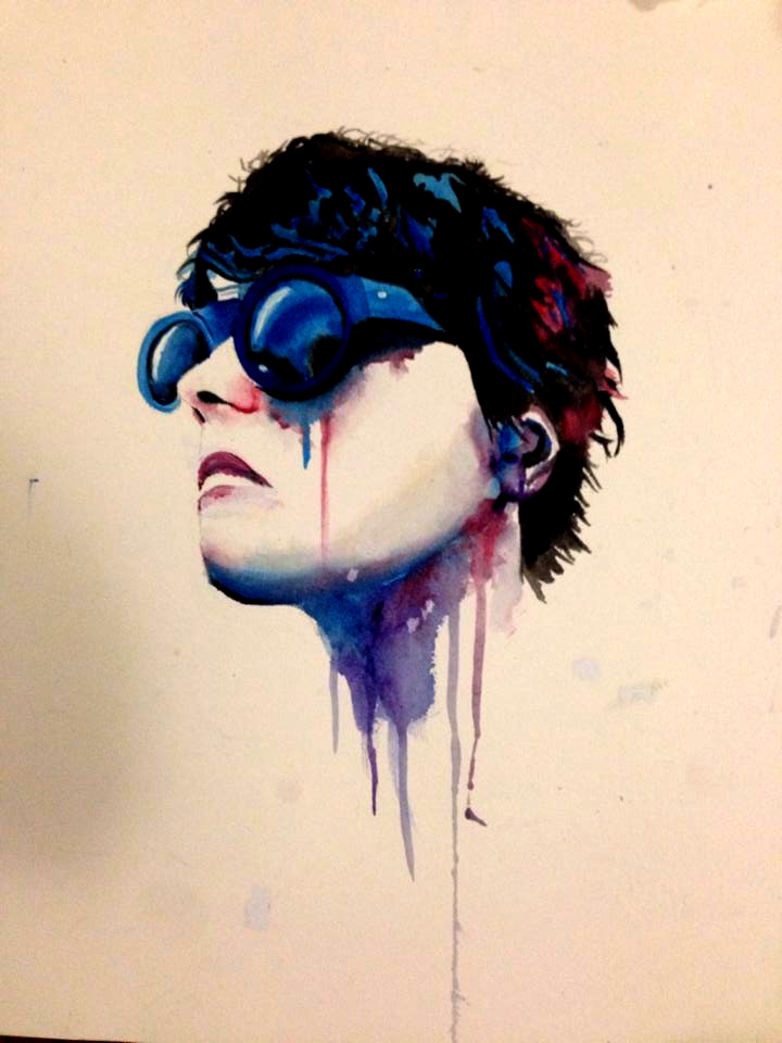 Gerard way in watercolou