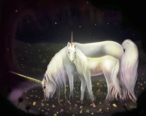 Unicorn + Babycorn by Limerry