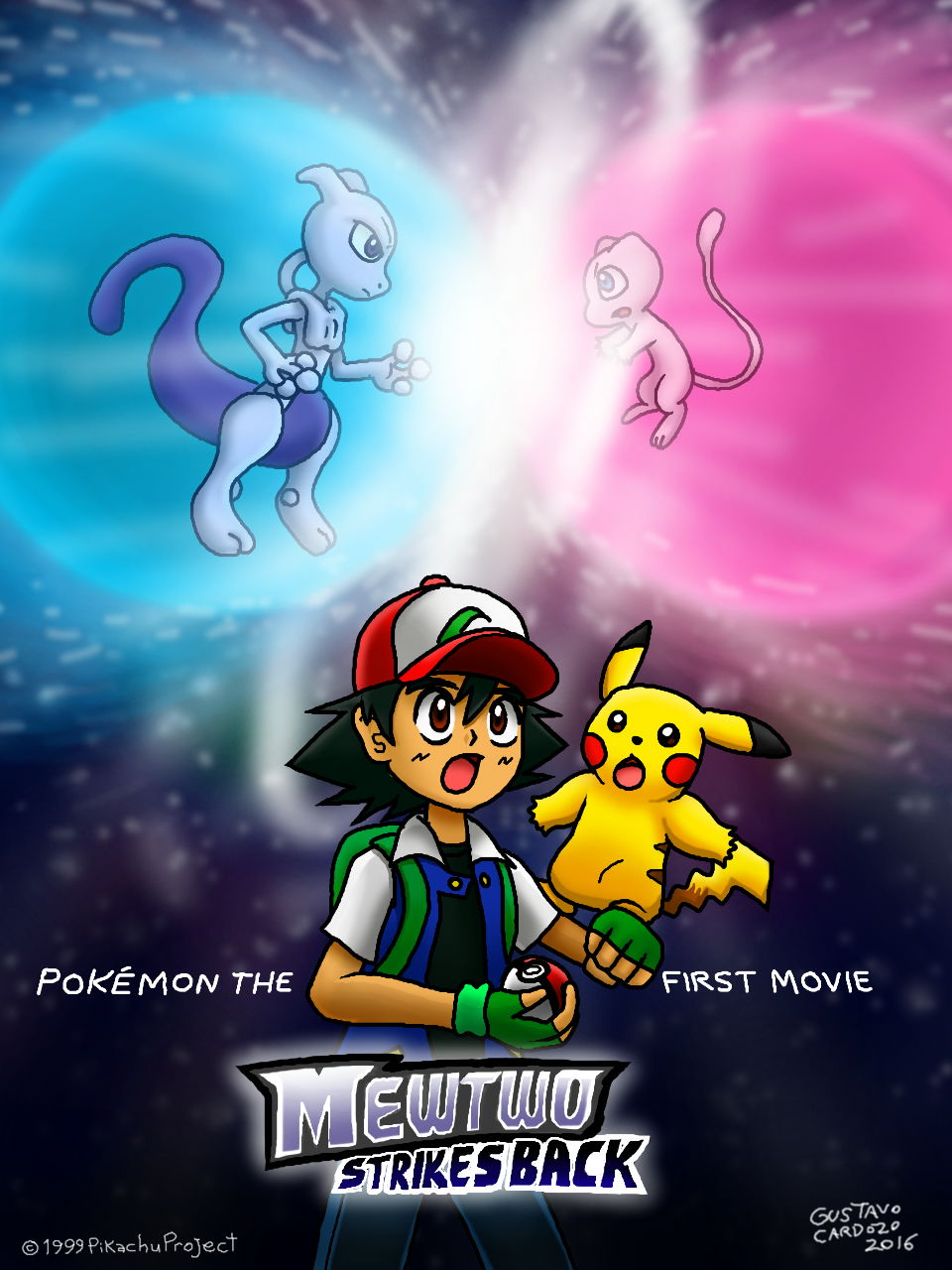 Pokemon - Mew Vs. Mewtwo by GustavoCardozo97 on DeviantArt