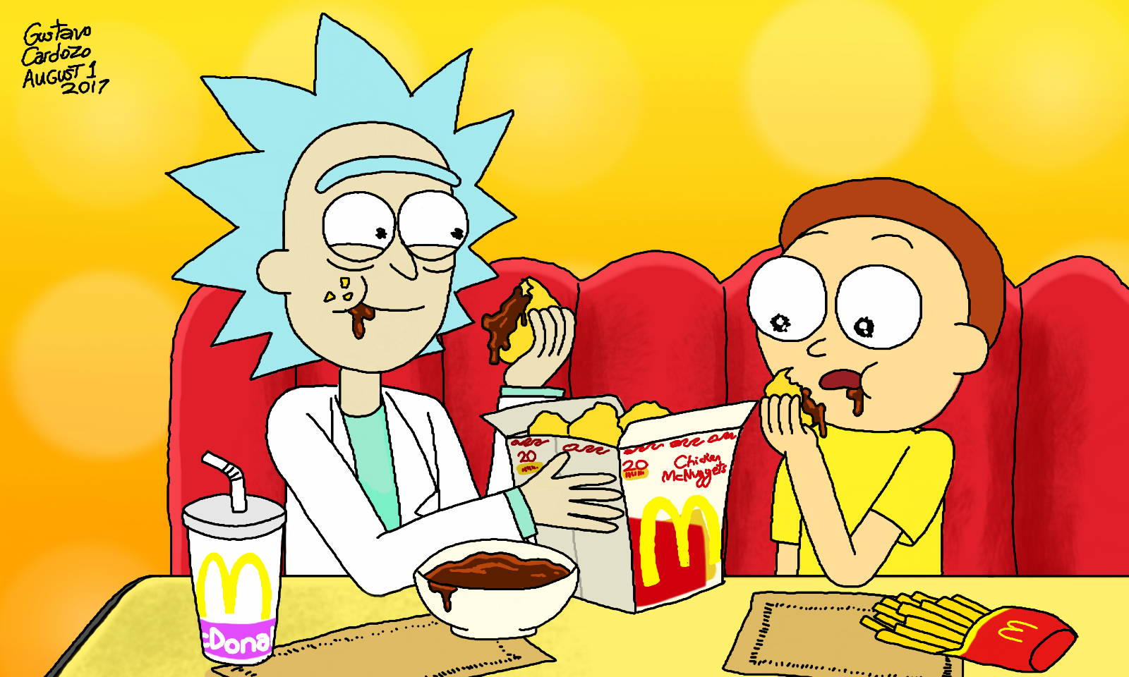 Rick and Morty Desktop Background by Toshpokerface on DeviantArt