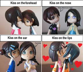 Cute kisses x 4 meme