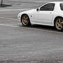 RX-7 FC White on Gold