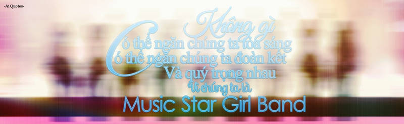 [Cover Quotes] Music Star Girl Band.