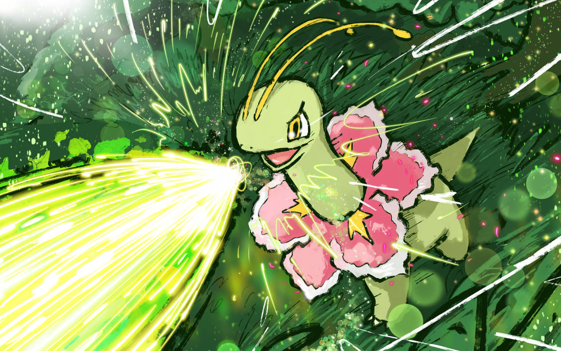 Meganium | Solar Beam by ishmam on DeviantArt