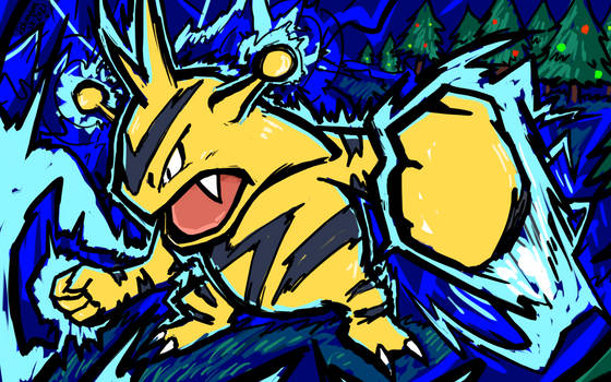 Electabuzz Pattern Explore the Best Electabuzz Art | DeviantArt
