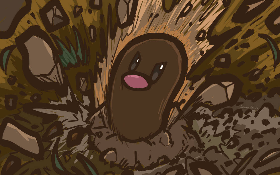 Diglett | Dig by ishmam on DeviantArt