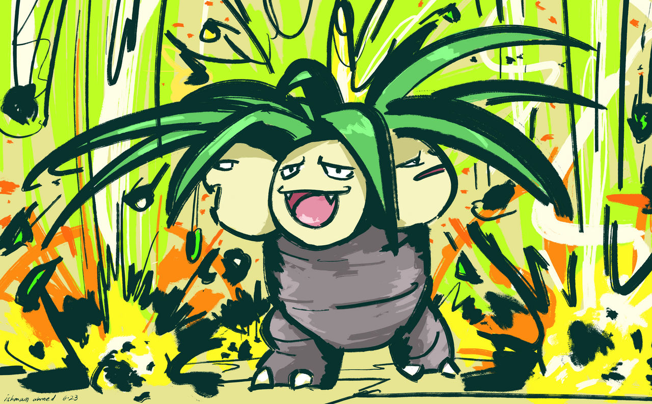 Exeggutor | Barrage by ishmam on DeviantArt
