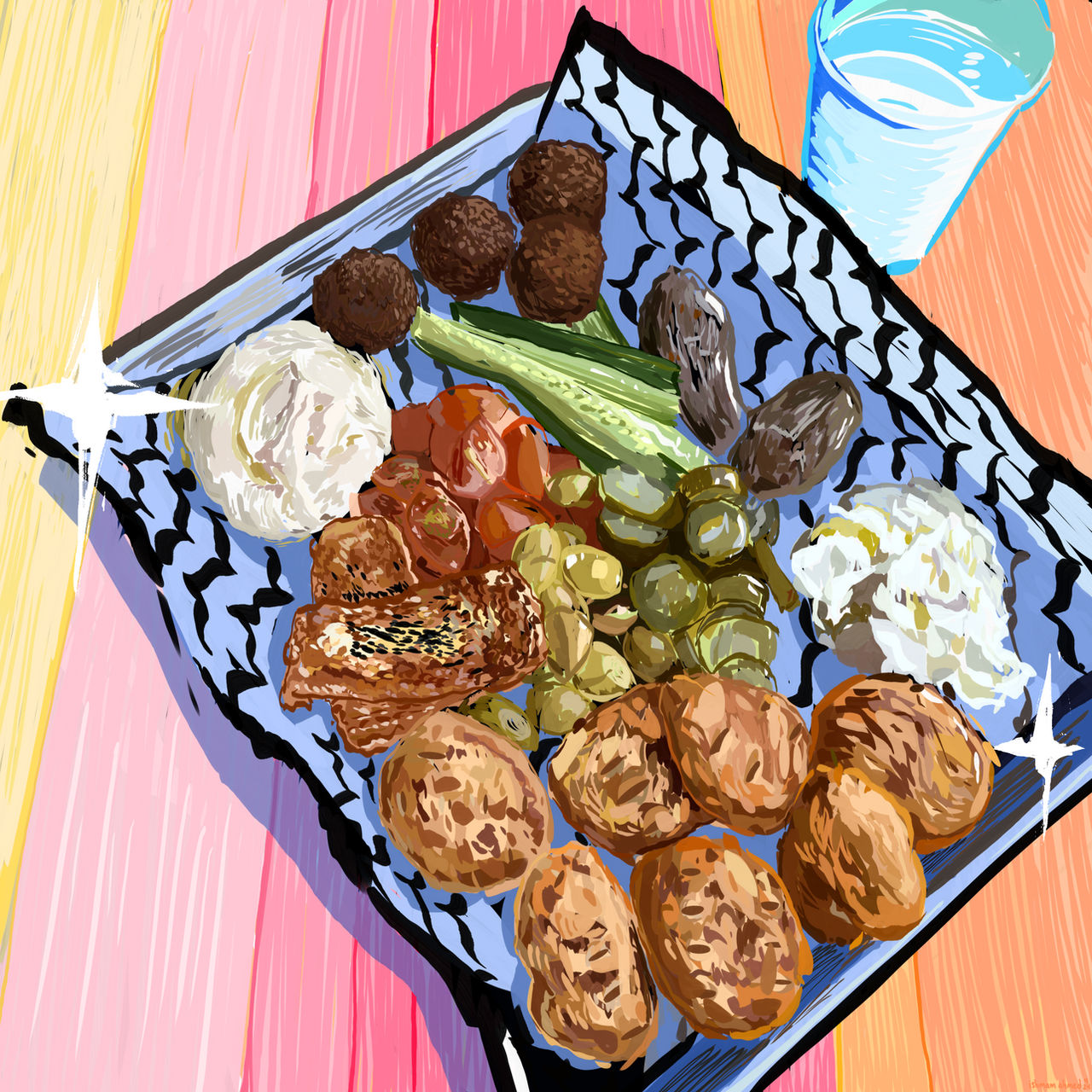 Palestinian Plate Palestinian Plate by ishmam on DeviantArt