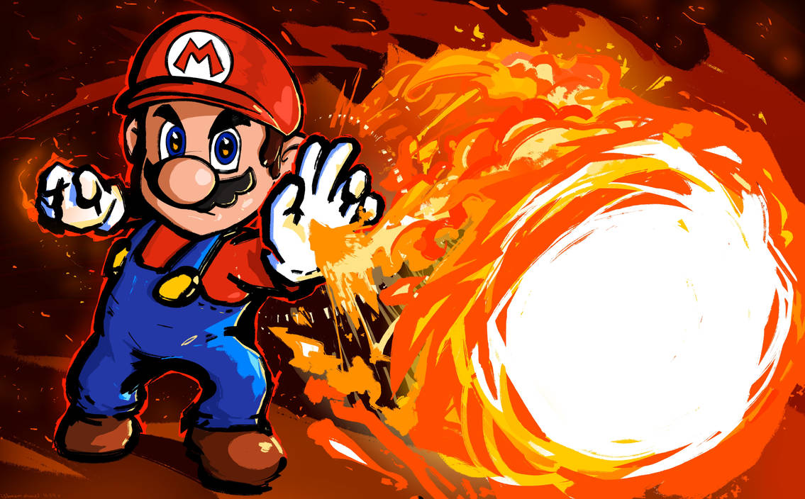 Mario | Fireball by ishmam on DeviantArt