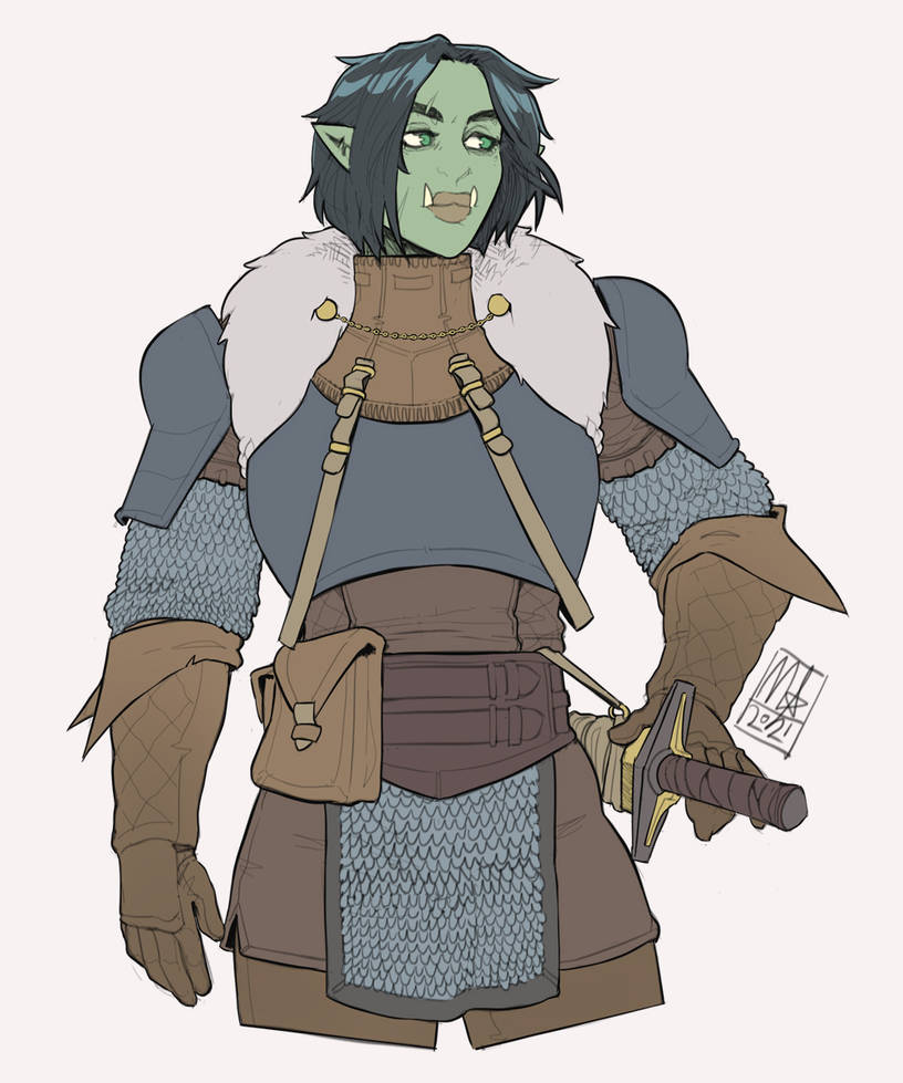 Half Orc Fighter by Lord-Of-The-Guns on DeviantArt