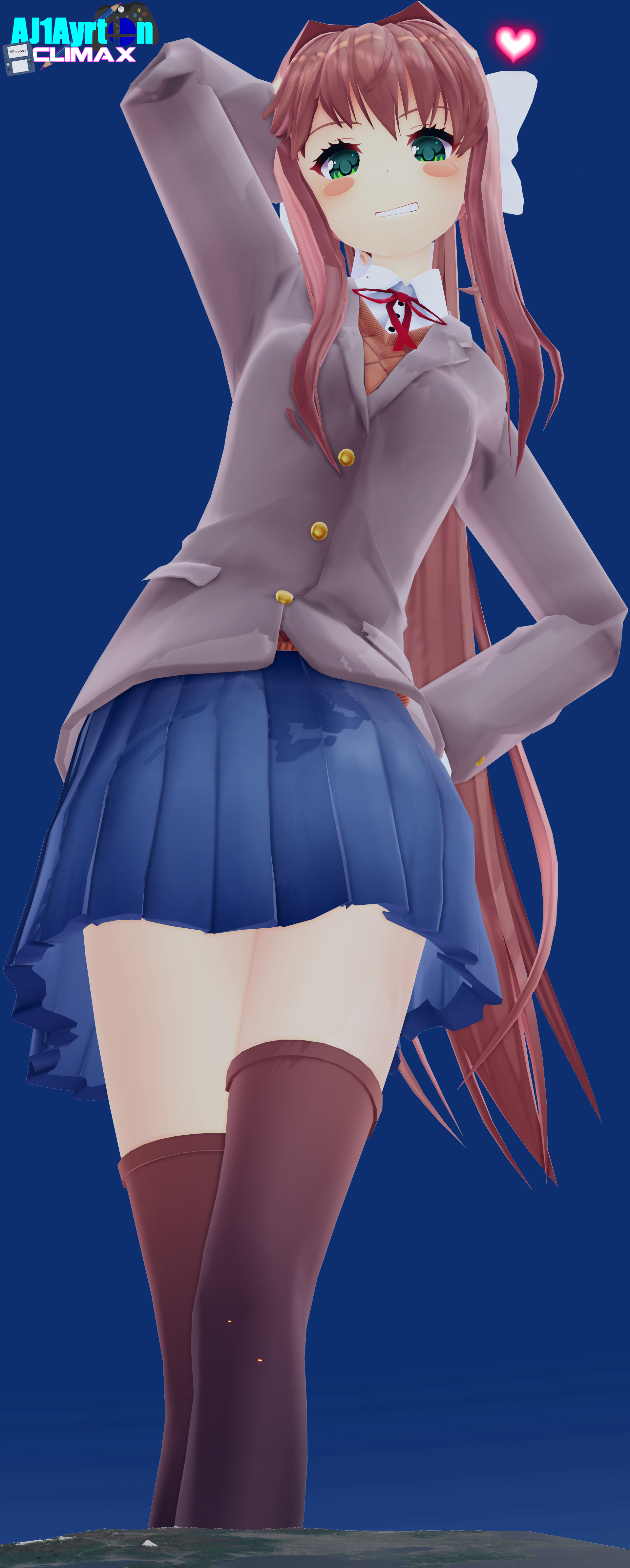 MMD: DDLC) Doki Doki Exit Music by BlueRoseHilbert on DeviantArt