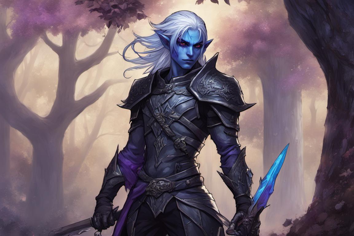 Rogue Drow Male by DrIxodes on DeviantArt
