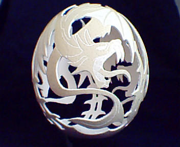 carved dragon egg