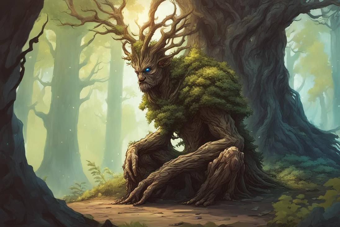 Sentian Ttree Dnd Trent Ent Forest Creature Adoptable Art DnD by Dissunder on DeviantArt