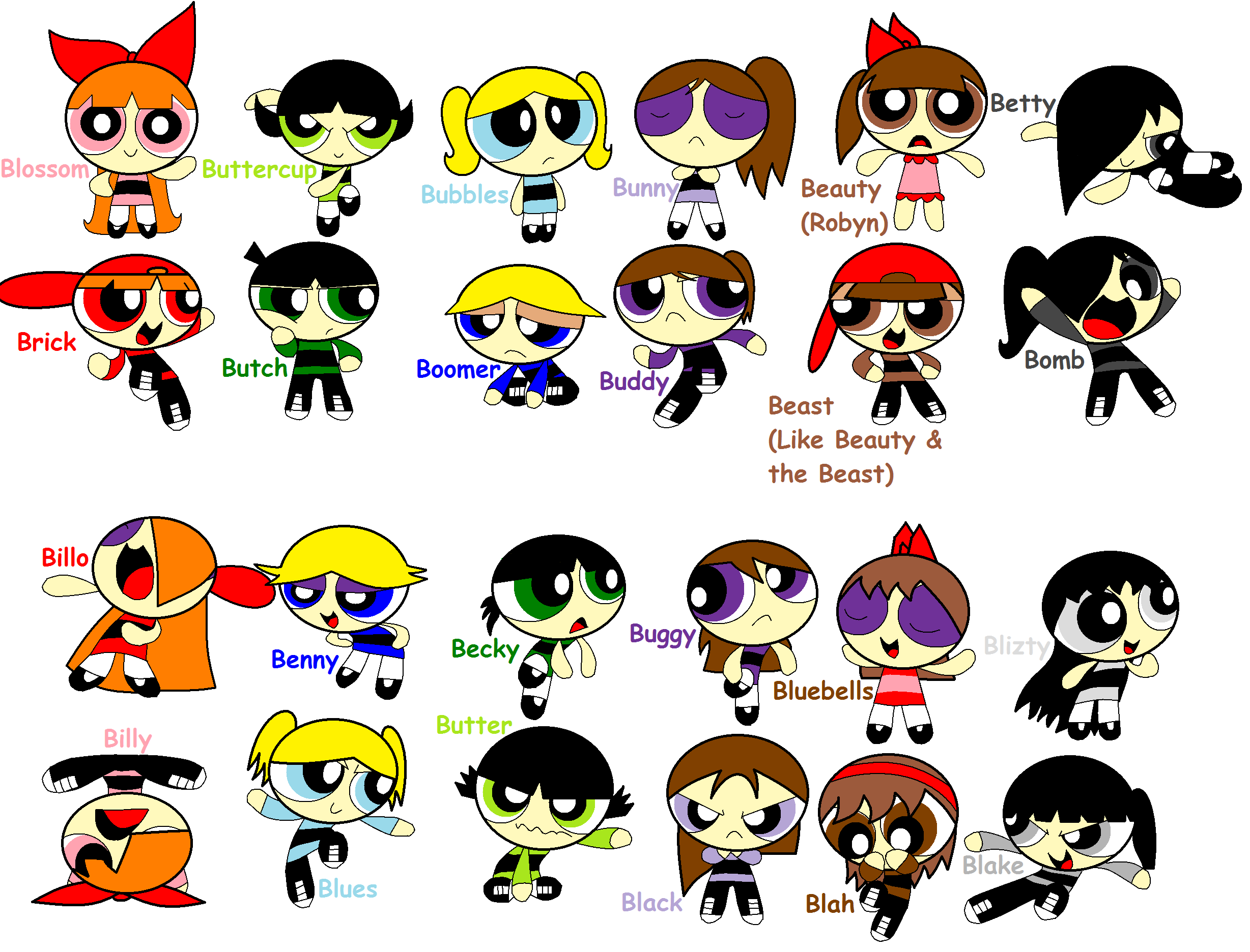 Blossom Rrtb PPG-RRB-and new members?? by Sexy-Blossom on DeviantArt