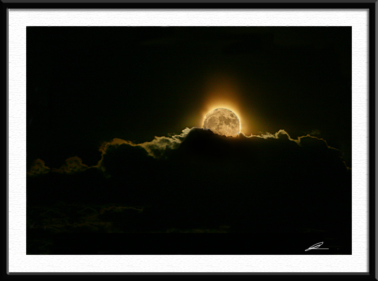 Moonrise Over Mt. Harvard I