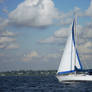 Sailboat Over Lake Michigan 8