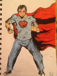 New 52 Action comics superman (hand drawn)