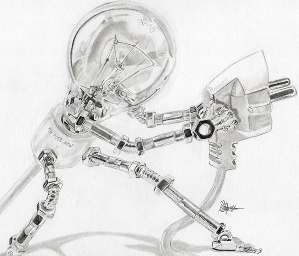 Mechanical Light Bulb by Dempster32 on DeviantArt