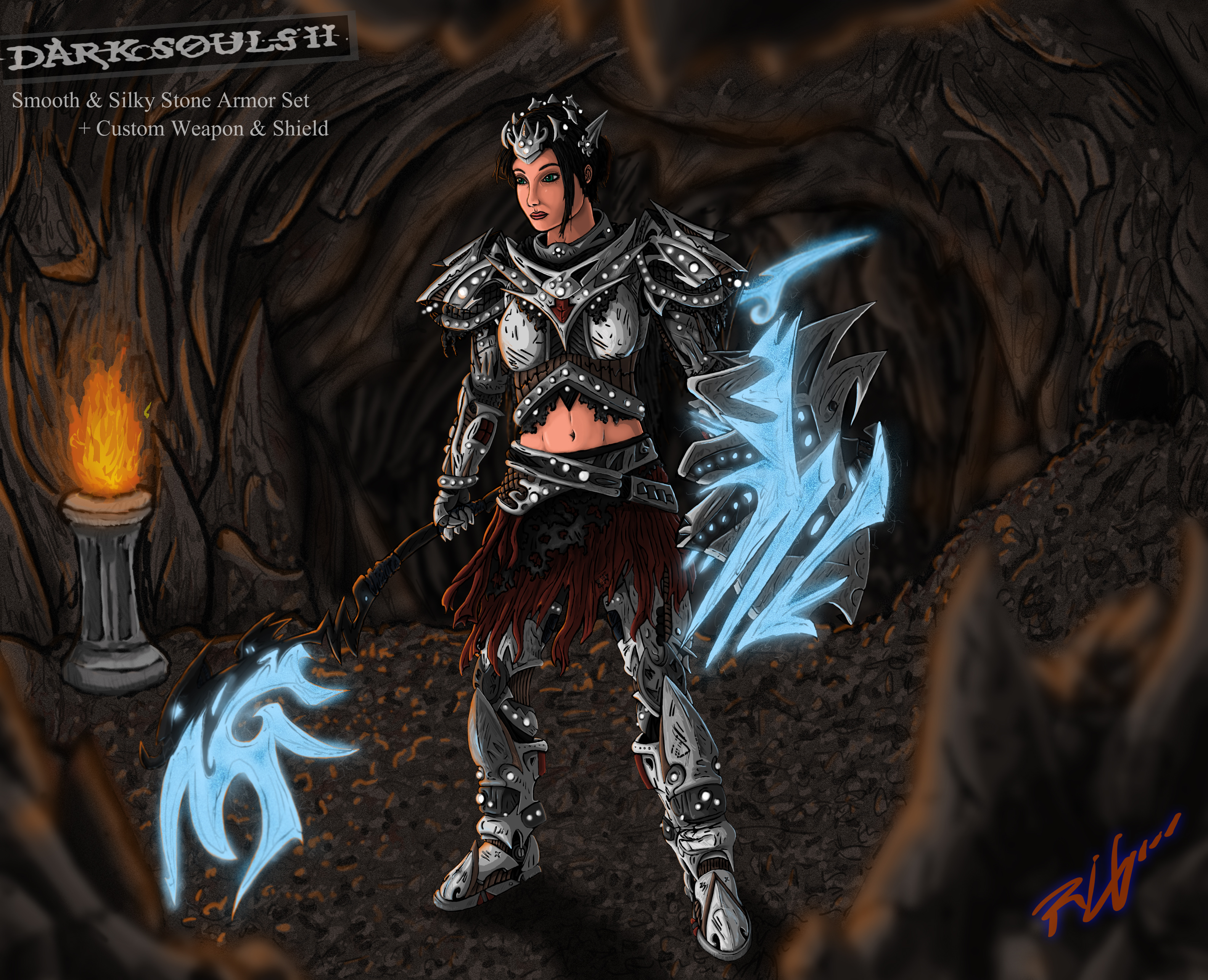 Custom Character Final Dark Souls 2 By Rlg4x On Deviantart Custom Character Final Dark Souls 2
