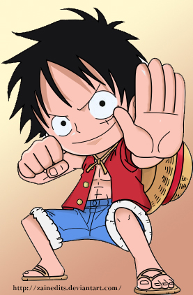 one piece chibi luffy wallpaper