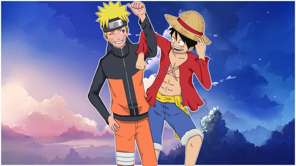 Wallpaper Luffy And Naruto : Naruto Wallpaper Wallpaper Sun : See more