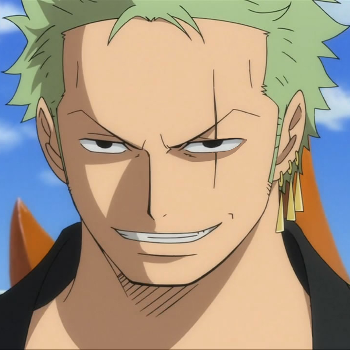 Zoro turned faceless for like 0.1 second, One Piece