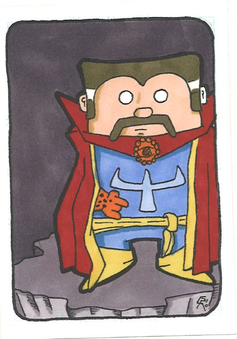 Dr. Strange sketchcard