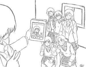 Selfie meme Hetalia OC