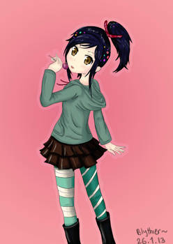 Vanellope von Schweetz~ Manga Version