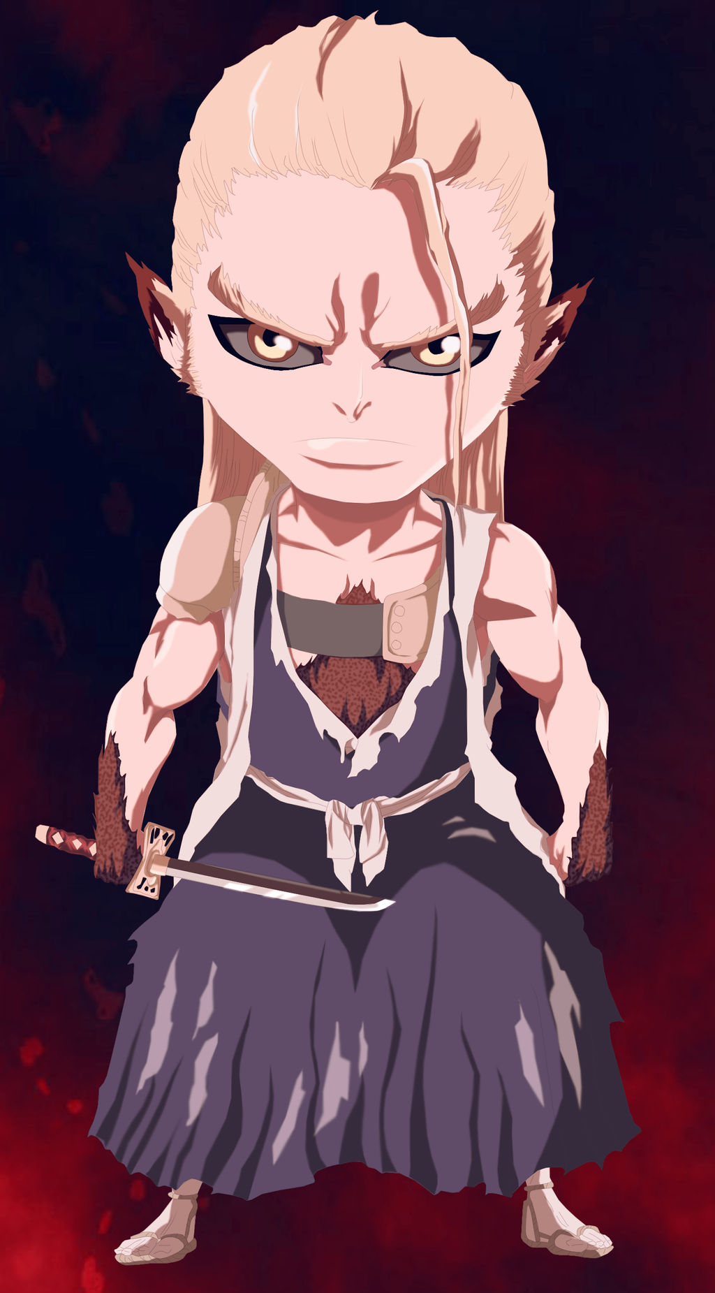 Sajin Komamura Human by GEVDANO on DeviantArt