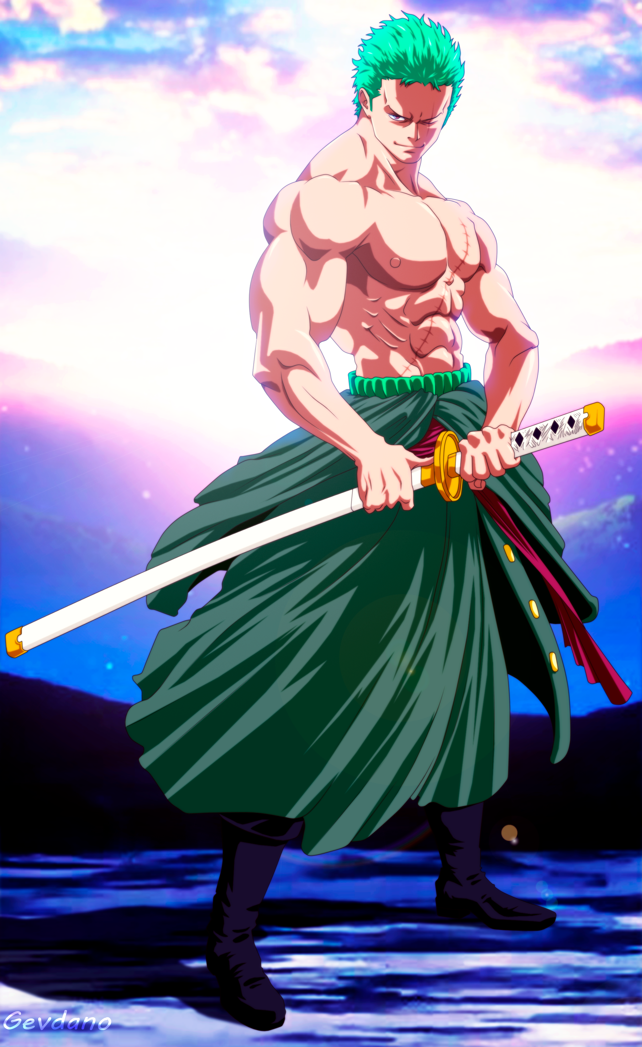 Roronoa Zoro by GEVDANO on DeviantArt