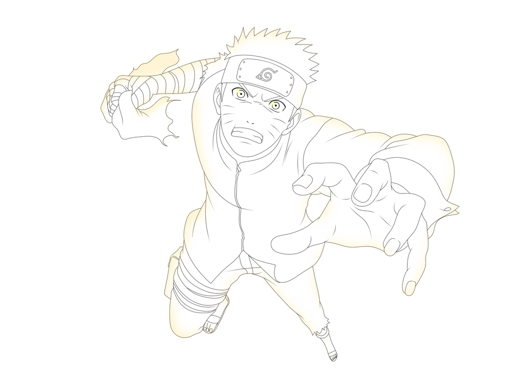 Naruto Lineart by GEVDANO on DeviantArt