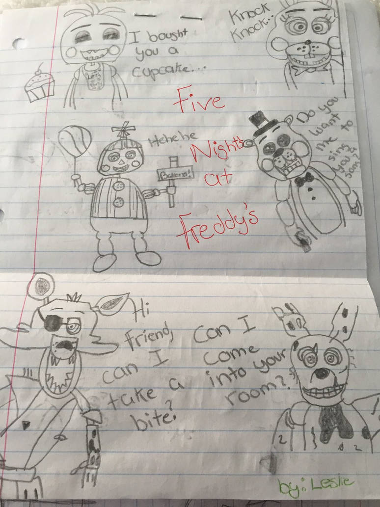 Deviantart Fa Note Five Nights at Freddys by pinkmustaches41ife on DeviantArt