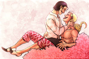 Doflamingo and Sir Crocodile