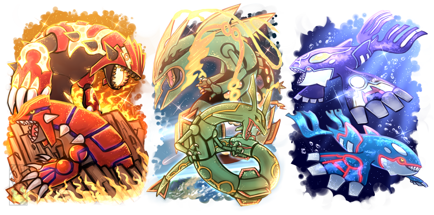 Legendary Pokémon Rayquaza Joins Groudon and Kyogre in ORAS 