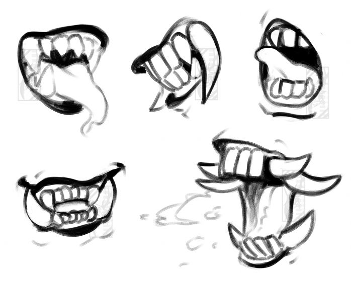 Fangs Shape Tooth Deviantart Teef by Deer-Head on DeviantArt