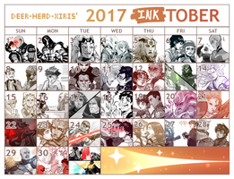 Inktober 2017 Summary