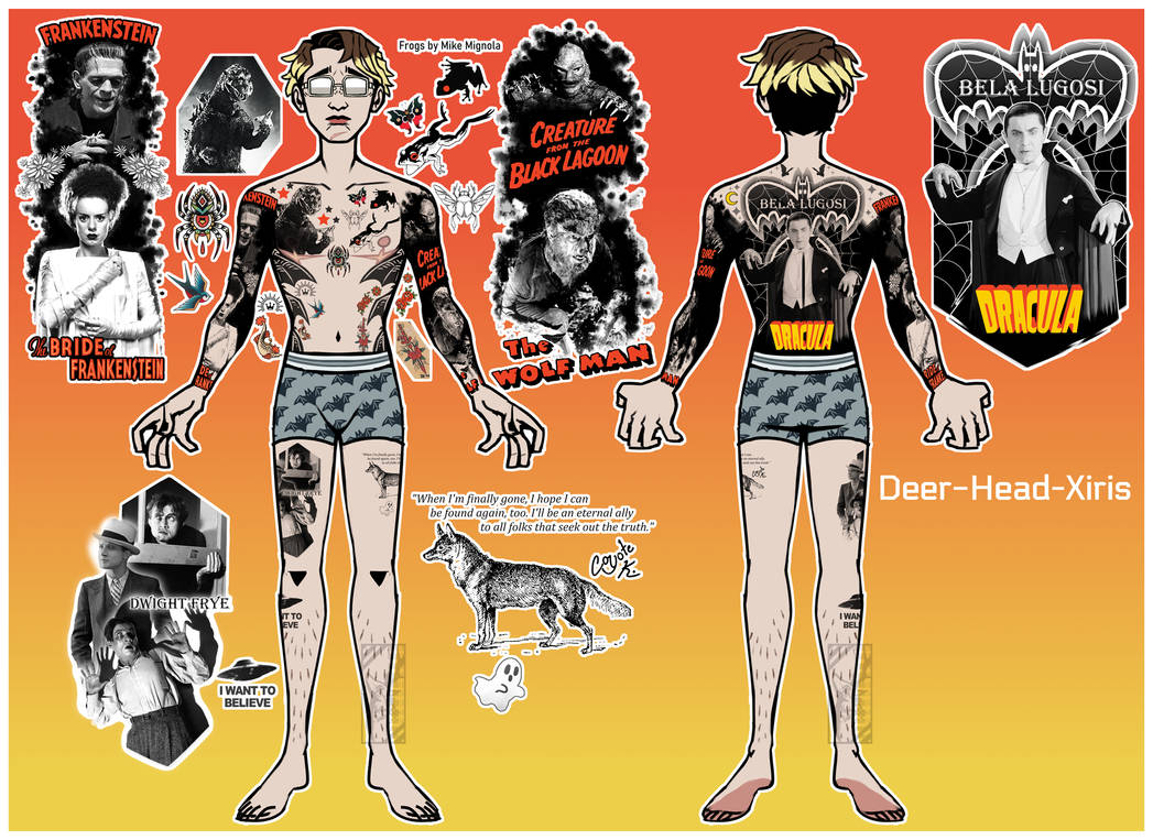 Fritz's Tattoos by DeerHead on DeviantArt